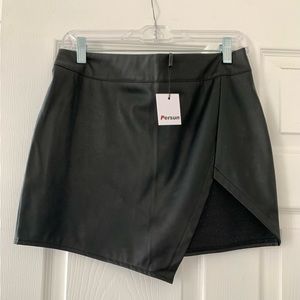 NWT Persun Faux Leather Pencil Skirt